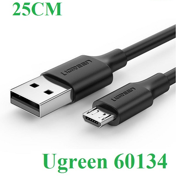 Cáp sạc USB 2.0 sang micro USB dài 25cm Ugreen 60134 - Hàng chính hãng