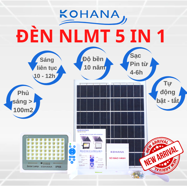 ĐÈN CHỐNG LÓA NĂNG LƯỢNG MẶT TRỜI 100W