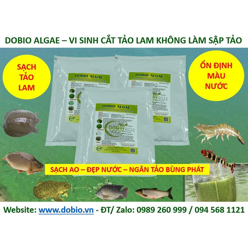 DOBIO ALGAE CHẾ PHẨM MEN VI SINH CẮT TẢO LAM TẢO XANH TỐT HIỆU QUẢ NHẤT GÓI 500GR