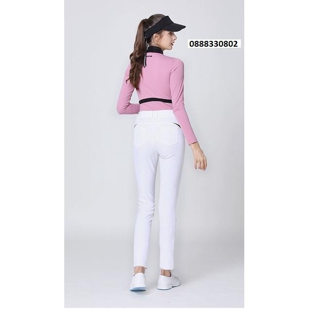 Sét quần áo golf nữ thiết kế Azureway thời trang thể thao co giãn cao cấp shop GOLF PRO AV017