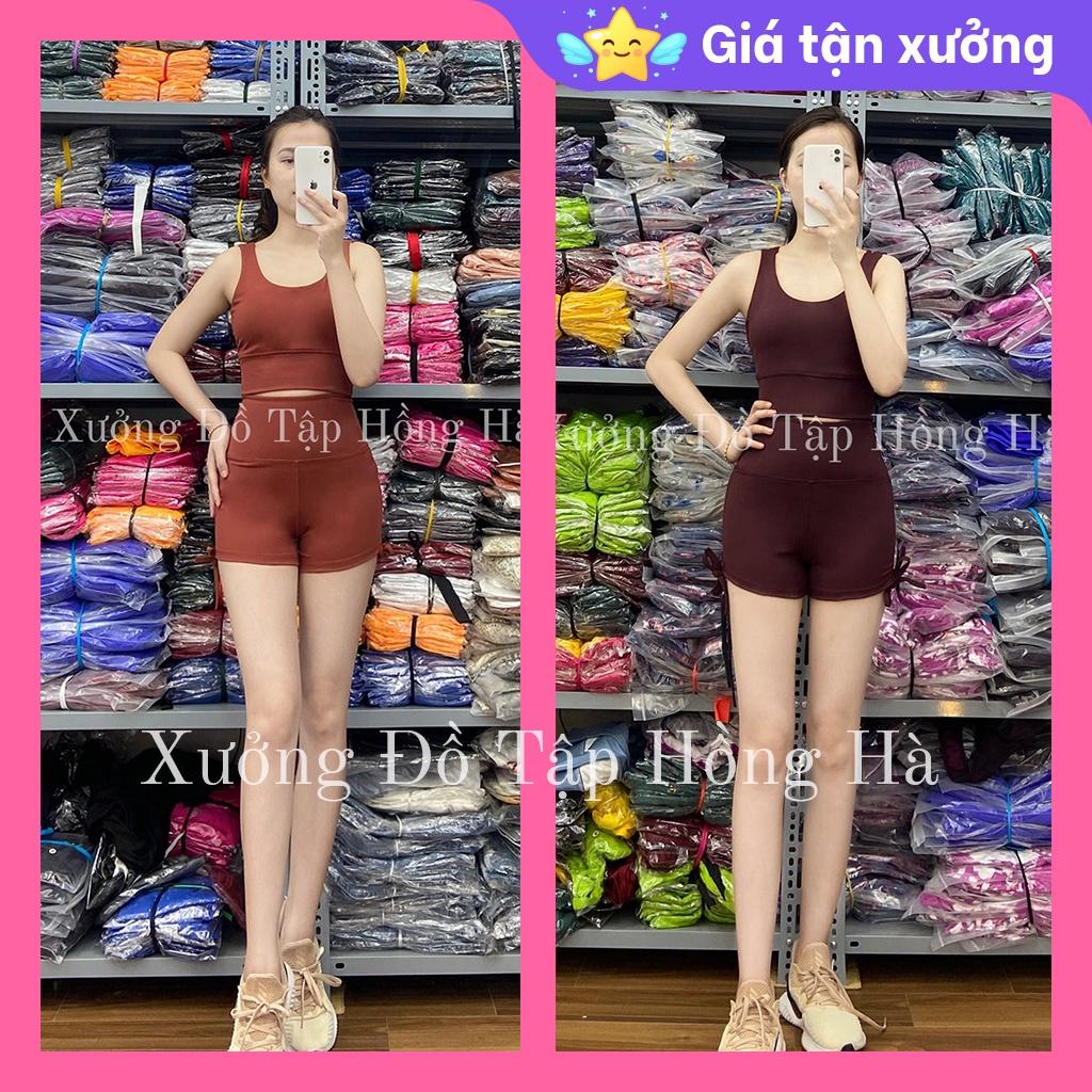 Ảnh Thật 100% - Mặc Là Mê Bộ đùi tập GYM nữ đa năng - Yoga nữ - Set tập đùi lưng dây