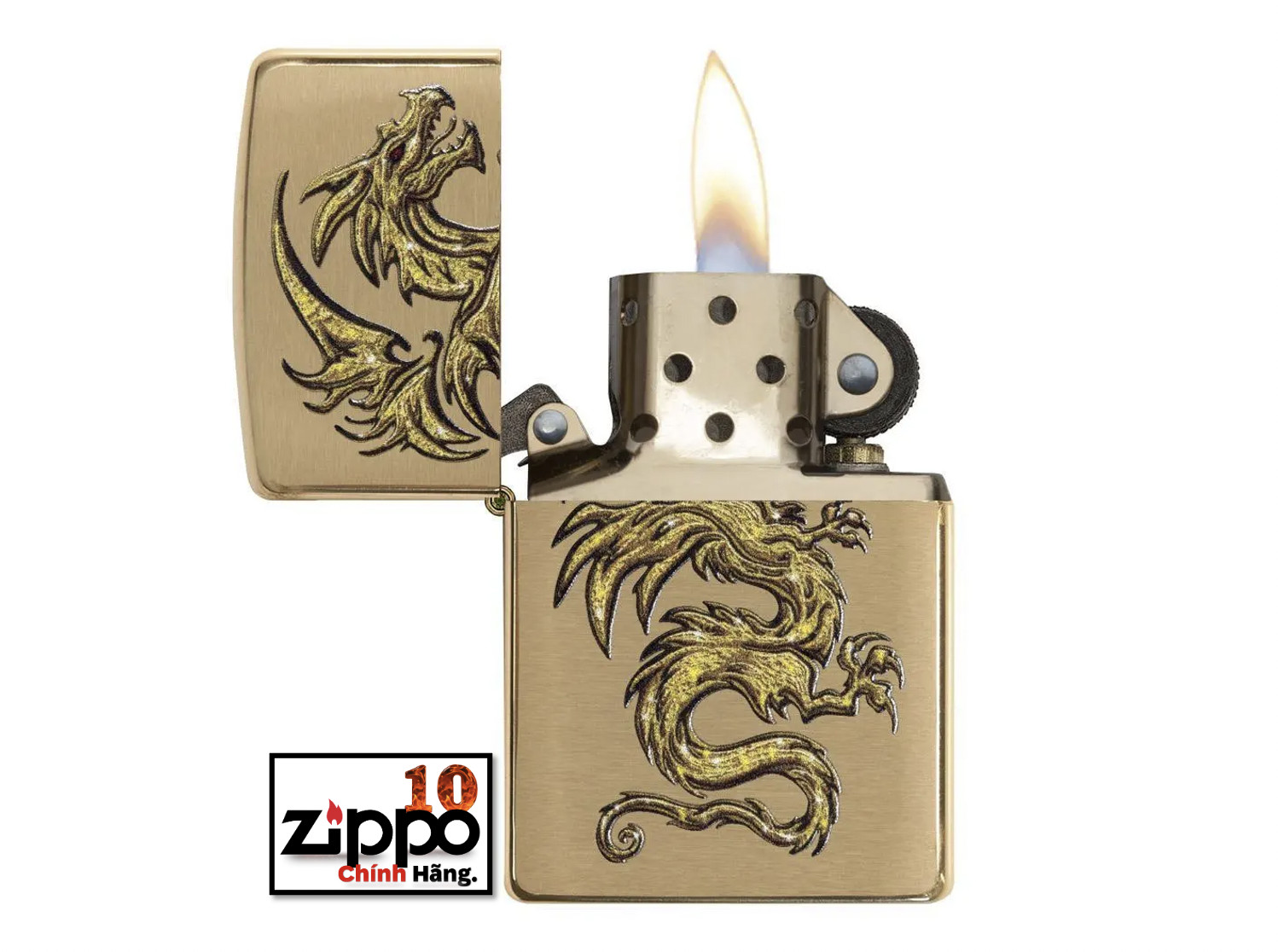 Bật lửa ZIPPO 29725 Dragon Design - Chính hãng 100%