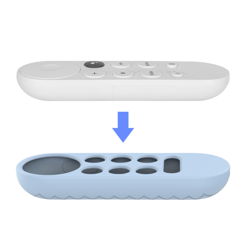 Vỏ Silicon Mềm Chống Trượt Cho Điều Khiển Từ Xa Chromecast Vỏ Bảo Vệ Vỏ Cho Google TV 2020 Điều Khiển Từ Xa Bằng Giọng Nói