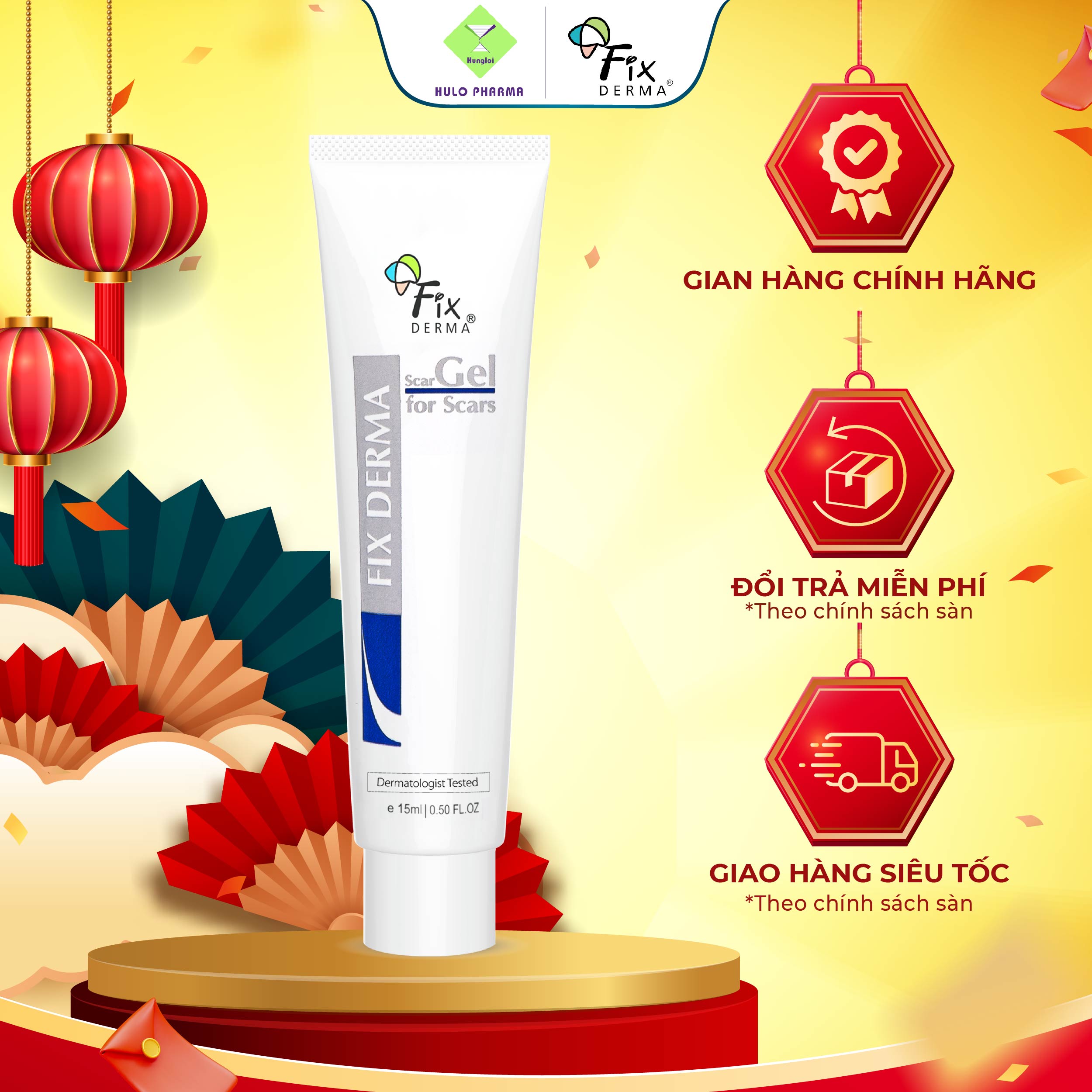Gel làm mờ sẹo Fixderma Scar gel (7ml)