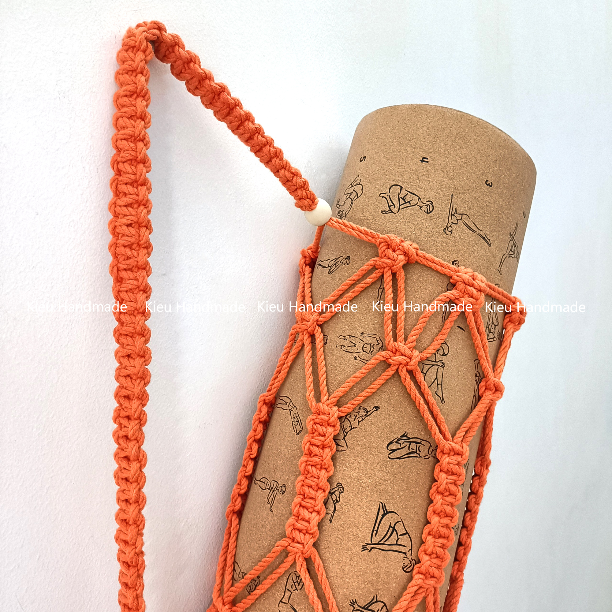 Túi đựng thảm yoga Macrame handmade - ẢNH THẬT