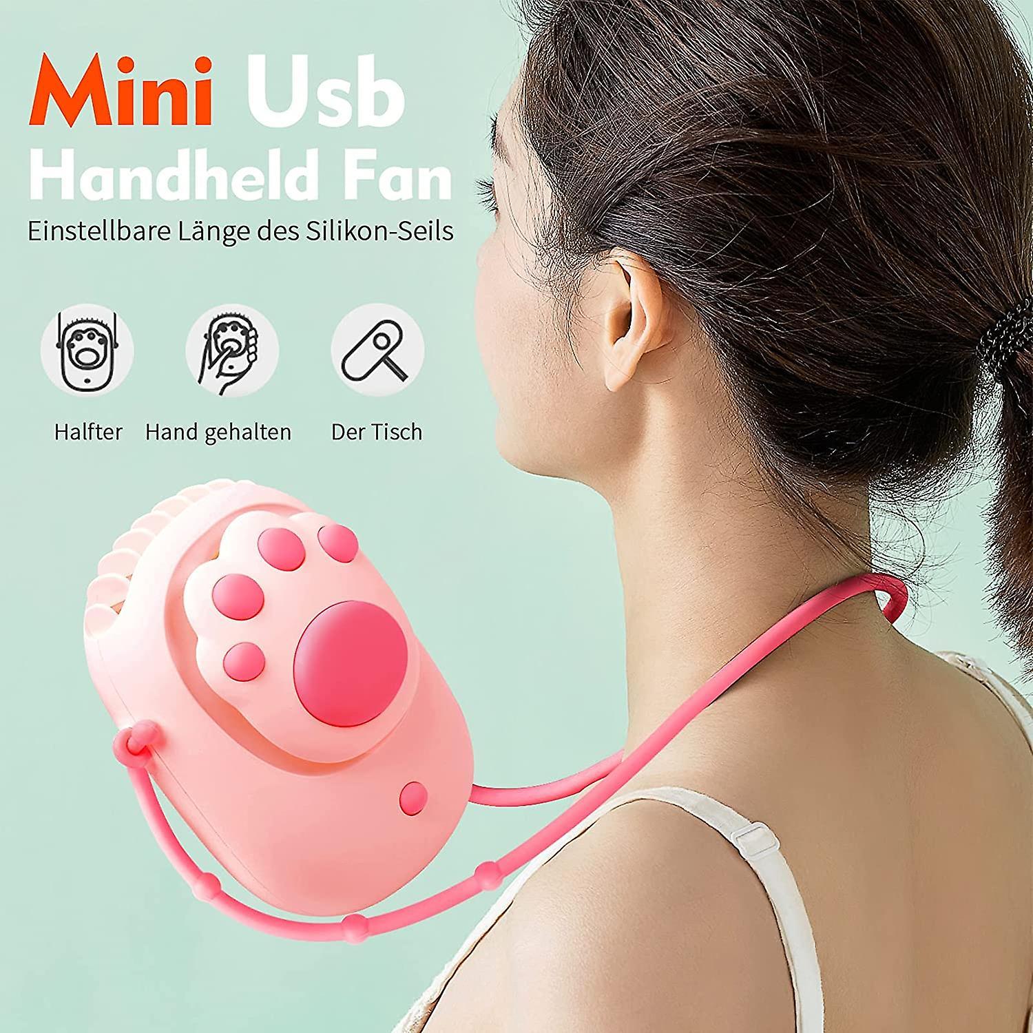 Quạt trần 1 x có dây, quạt mini, usb, im lặng, tốc độ 3 cho văn phòng, nhà và ngoài trời