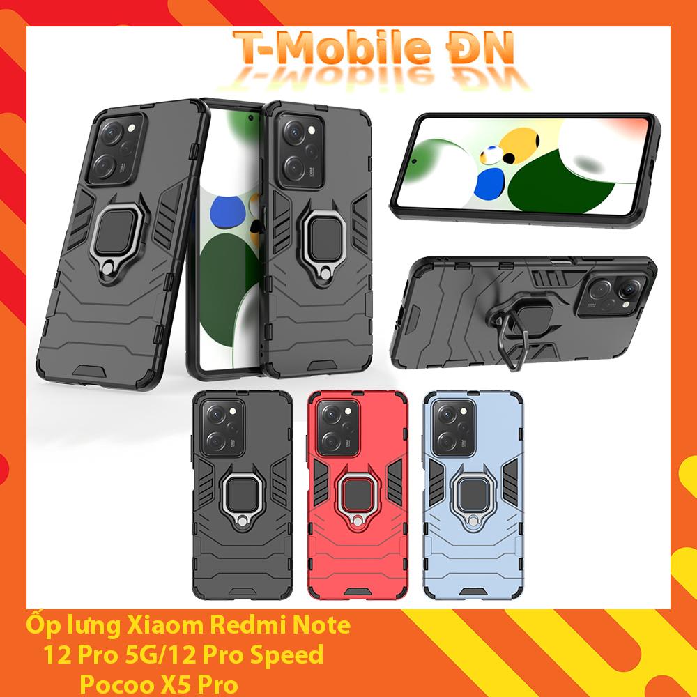 Ốp lưng Xiaomi Redmi Note 12 Pro 5G Speed Poco X5 Pro iRON MAN IRING Nhựa PC cứng viền dẻo chống sốc