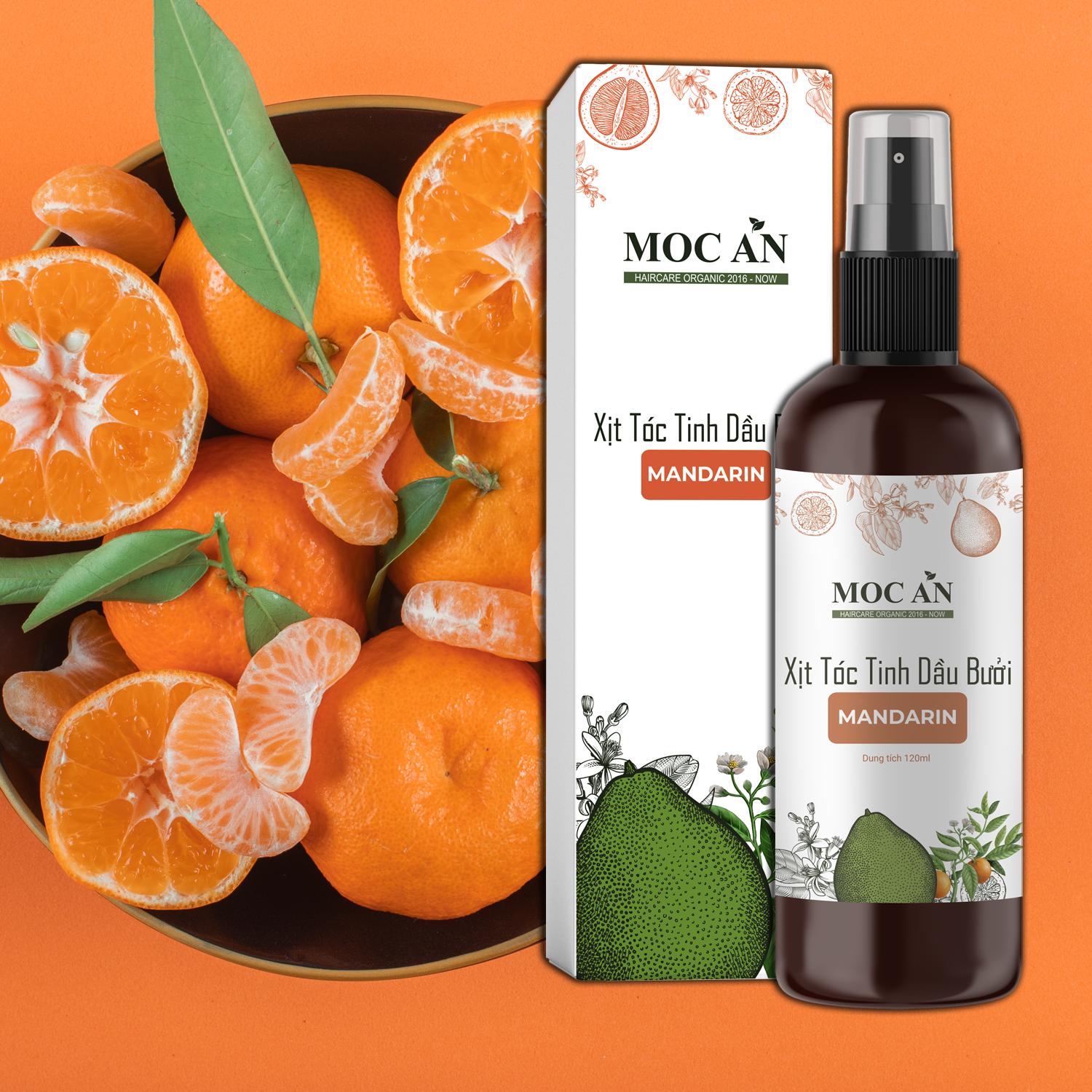 Xịt Bưởi Tinh Dầu Vỏ Quýt Mộc Ân Haircare
