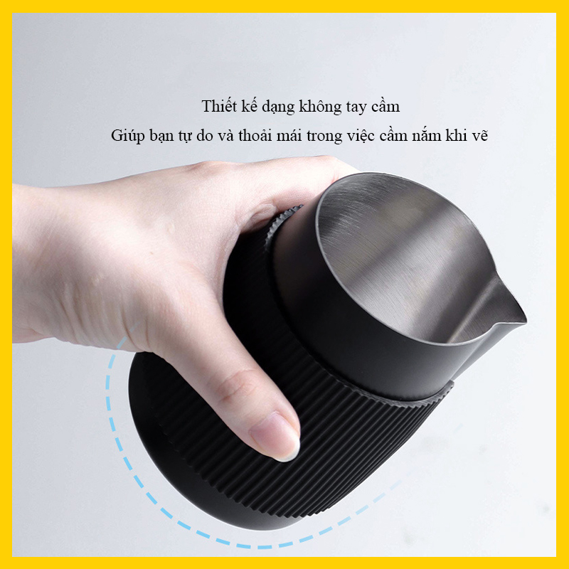 Ca đánh sữa dung tích tích 420ml | Làm Cà Phê Latte Art, Cappuccino