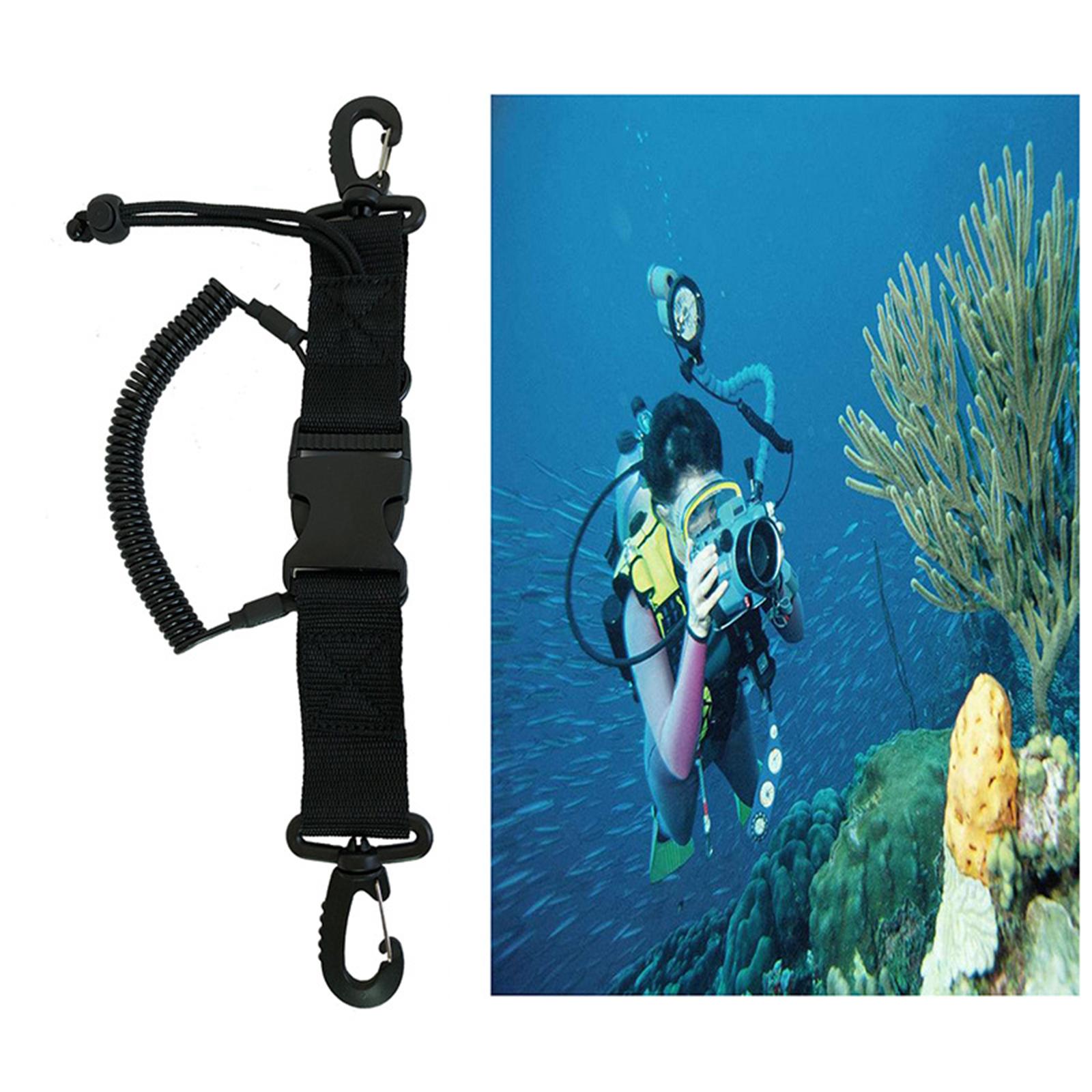 Fishing Lanyard Snappy Coil Lanyard W/ Clips,Quick Release Buckle for Camera