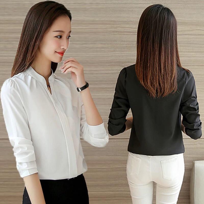 ÁO VON CHIFFON CÔNG SỞ LỊCH SỰ