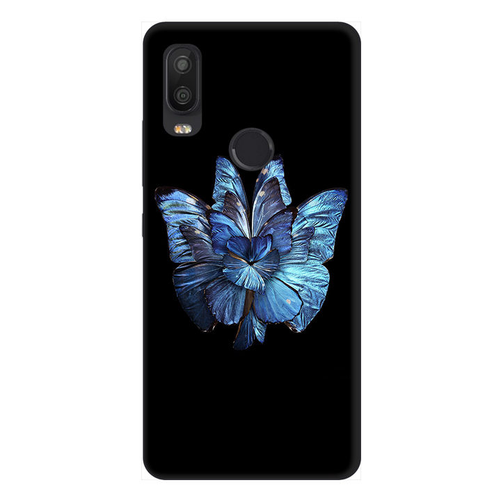 Ốp lưng điện thoại VSmart Active 1 hình Bướm Xanh - Hàng chính hãng