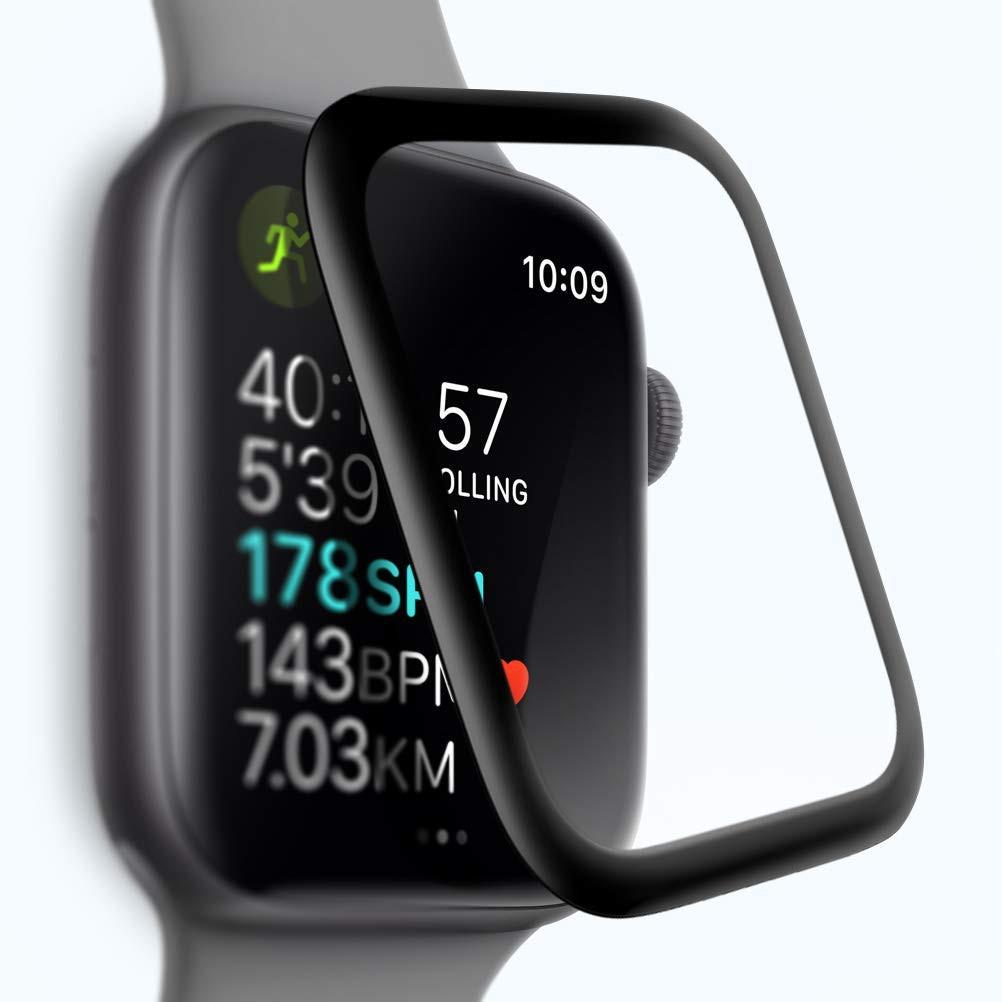 Khung kính cường lực bảo vệ màn hình cho Apple Watch 40mm 44mm 38mm 42mm
