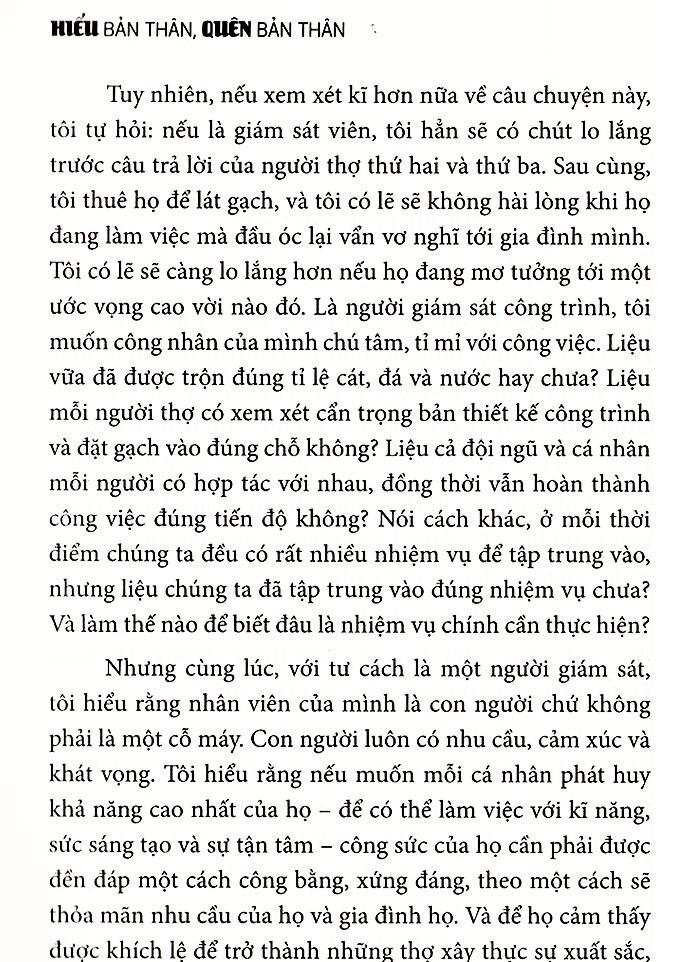 Hiểu Bản Thân, Quên Bản Thân - Chấp Nhận Nghịch Lí, Cải Biến Cuộc Đời