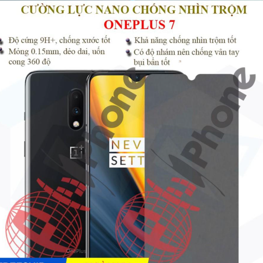 Dán chống nhìn trộm dành cho OnePlus 7 - Dán cường lực dẻo nano