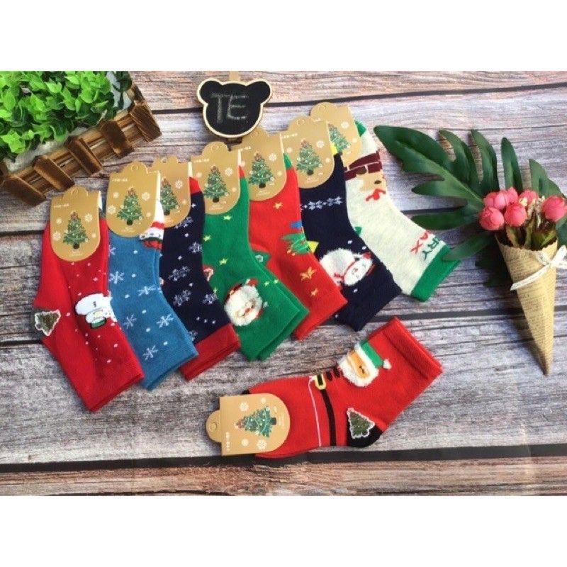 Set 5 đôi tất noel trẻ em