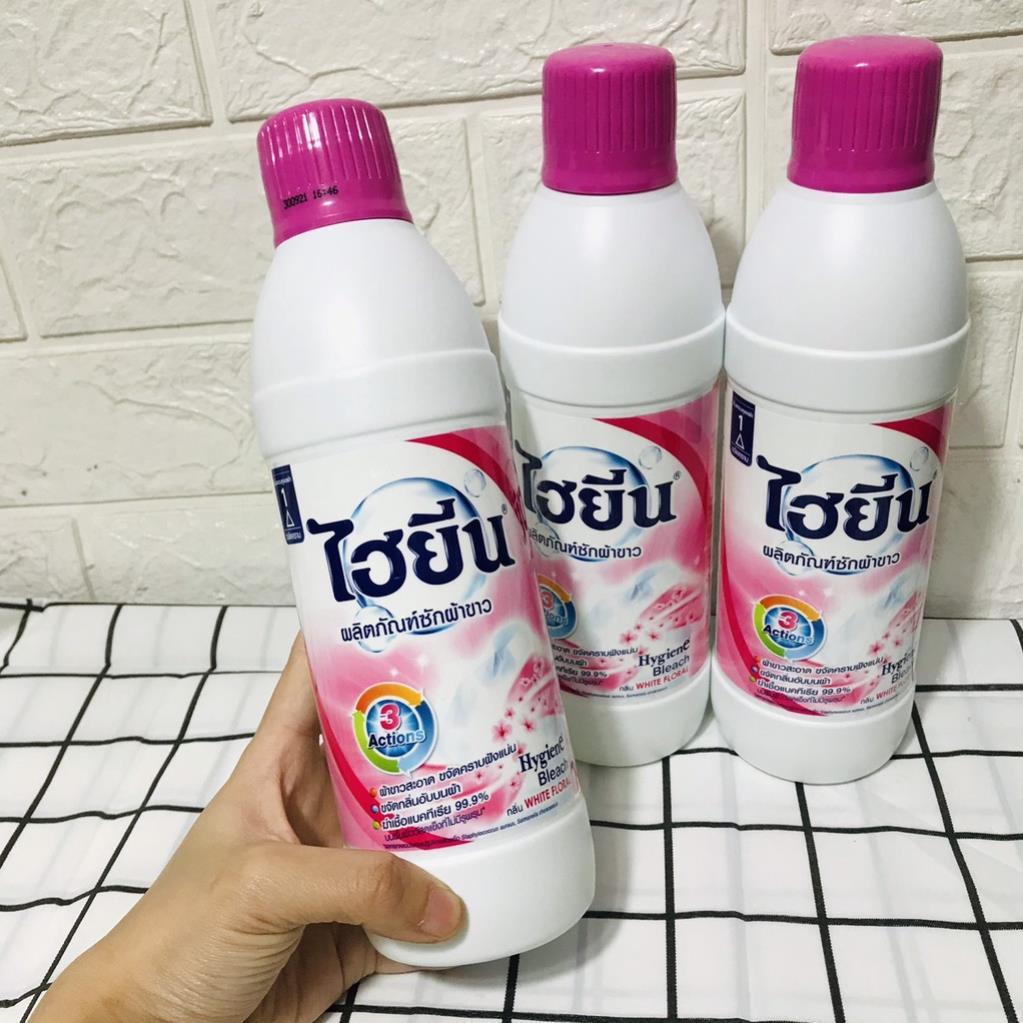 Dung dịch tẩy mốc áo trắng, tẩy quần áo màu HYGIENE Thái Lan 250ml - Loại sạch các vết bẩn cứng đầu trên quần áo