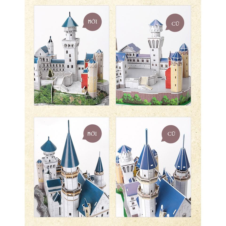 Mô hình giấy 3D - Lâu đài cổ tích Neuschwantein - Đức