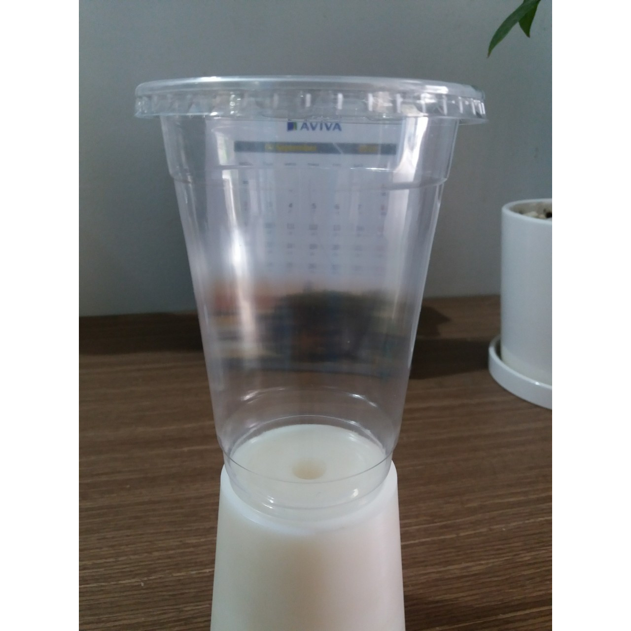 LY NHỰA PP 500ML (500 BỘ LY + NẮP BẰNG)