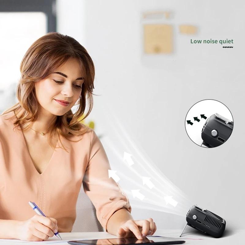 Quạt Điện Cầm Tay Xiaomi Youpin 10000Mah Sạc Được Không Gây Tiếng Ồn Hàng nhập khẩu