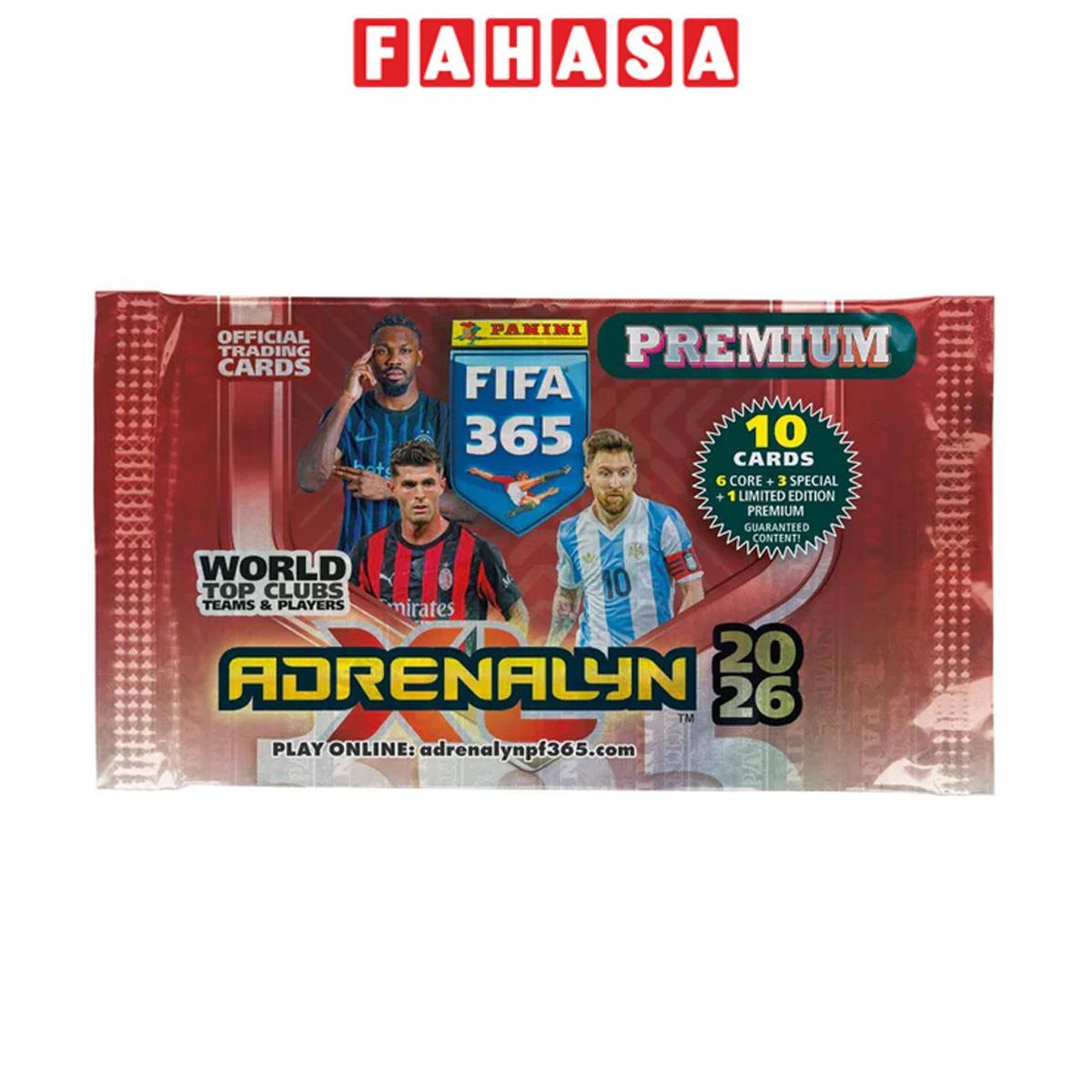 Gói Thẻ Hình Fifa 365 2026 Adrenalyn - Hạng Sang - Panini (10 Cards Ngẫu Nhiên/Túi)