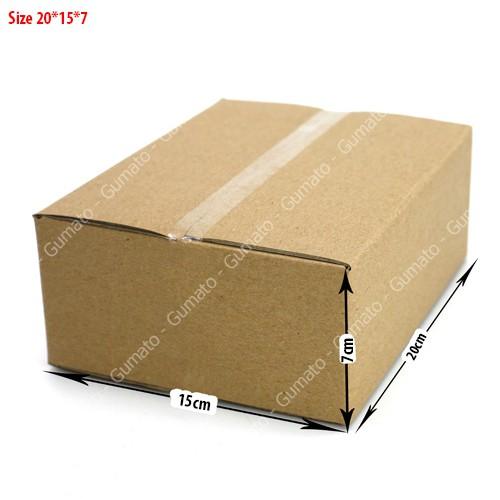 Hộp giấy P54 size 20x15x7 cm, thùng carton gói hàng Everest