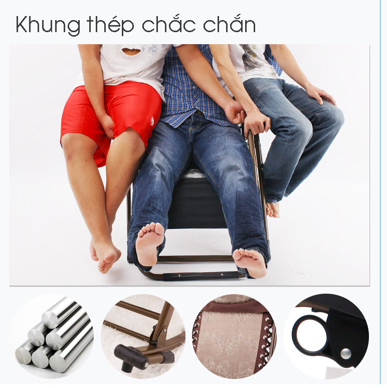 Ghế xếp thư giãn bập bênh j322