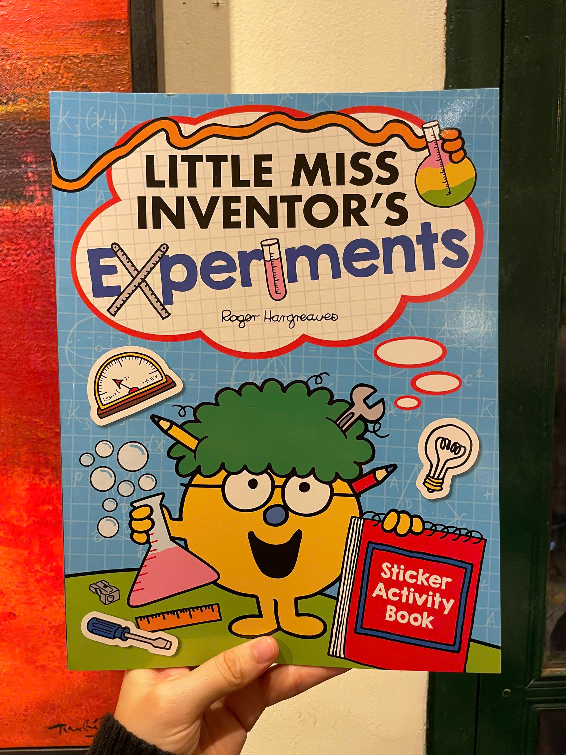 Sách - Little Miss Inventor's Experiments: Sticker Activity Book by Roger Hargreaves