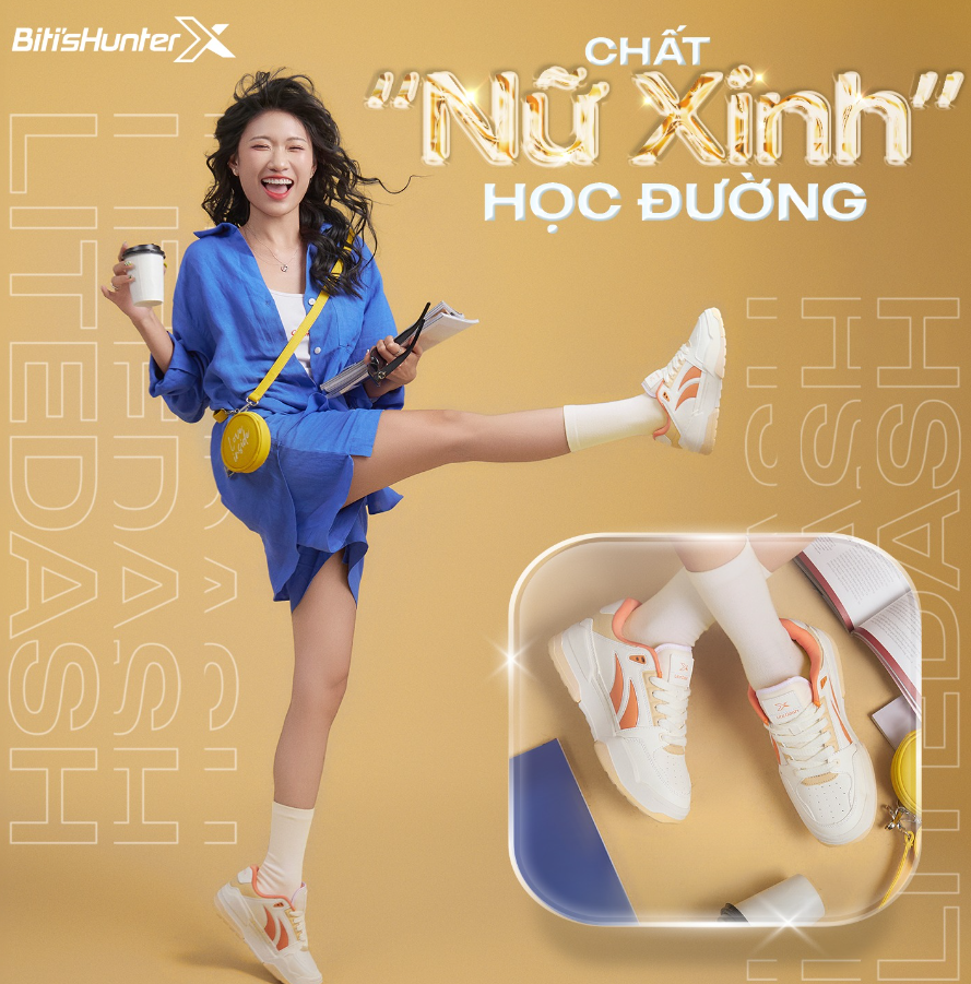 Giày Thể Thao Nữ Biti’s Hunter X LiteDash 2k24 HSW007500