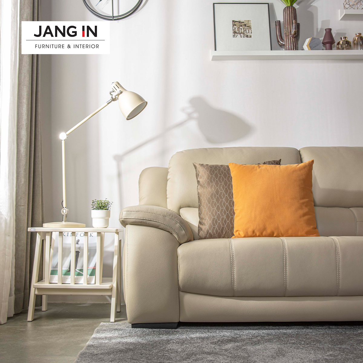 Sofa Ellis 3 Chỗ Ivory  Jang In 1603200001-01