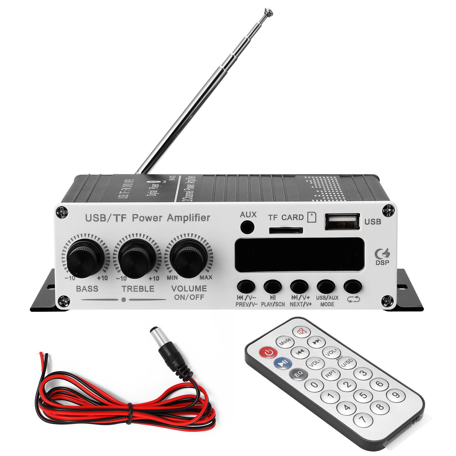 BT Motorcycle Car Computer Digital Player 2 Channel Power Amplifier FM Radio Lossless Music Power Amplifier Digital