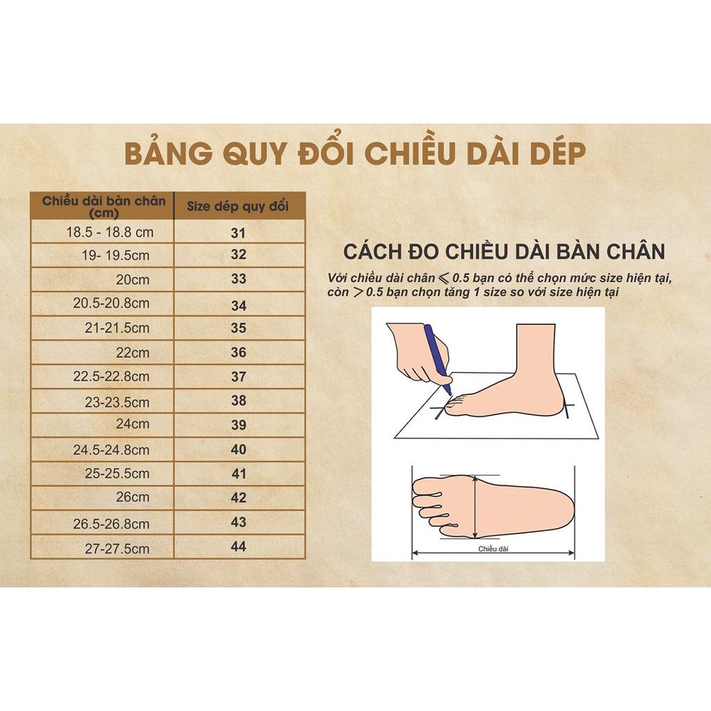 Giày đế trấu Unisex Da tổng hợp (Si PVC) Quai xỏ ngón hậu quấn (Size 35-45)