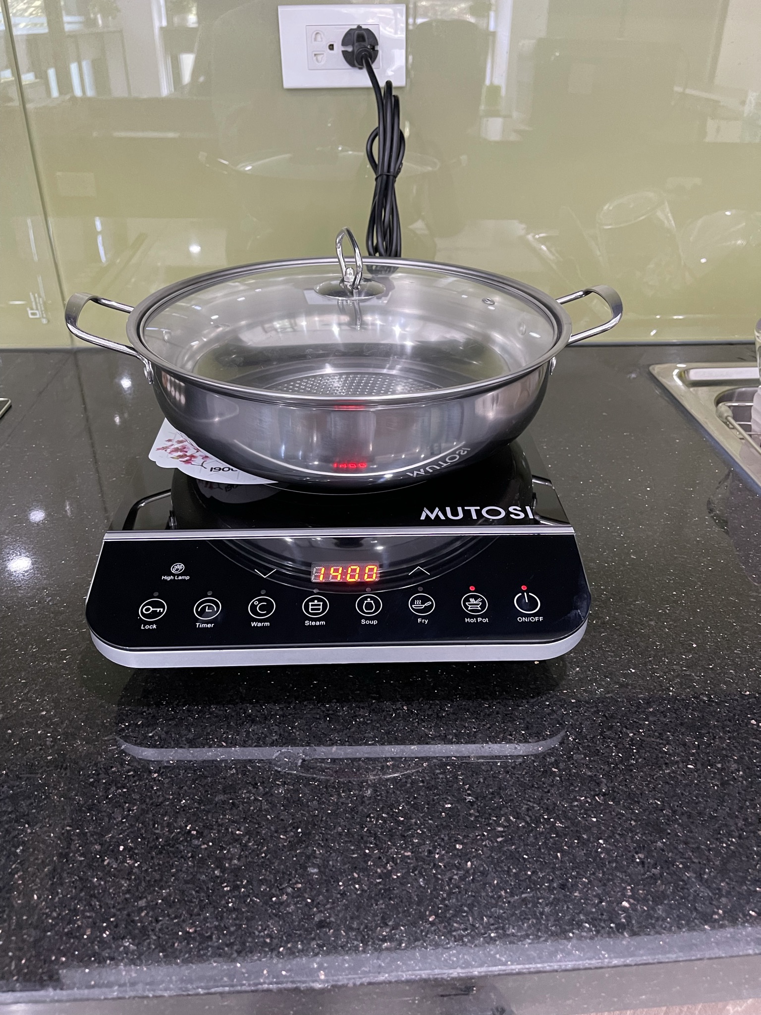 Bếp từ đơn cảm ứng tiết kiệm điện MUTOSI MI-58 – Công suất 2200W - Hàng chính hãng