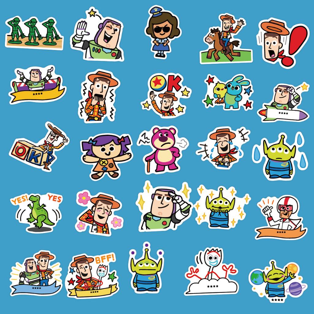 Sticker TOY STORY MINI hoạt hình cute trang trí mũ bảo hiểm,guitar,ukulele,điện thoại,sổ tay,laptop-mẫu S127