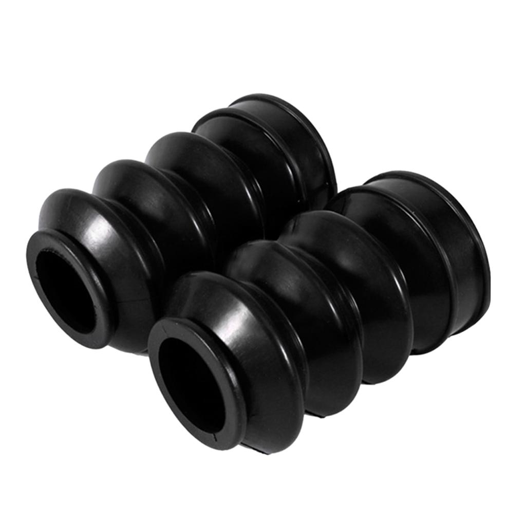 Black Rubber Fork Front Gaiter Boots for XL883 XL1200