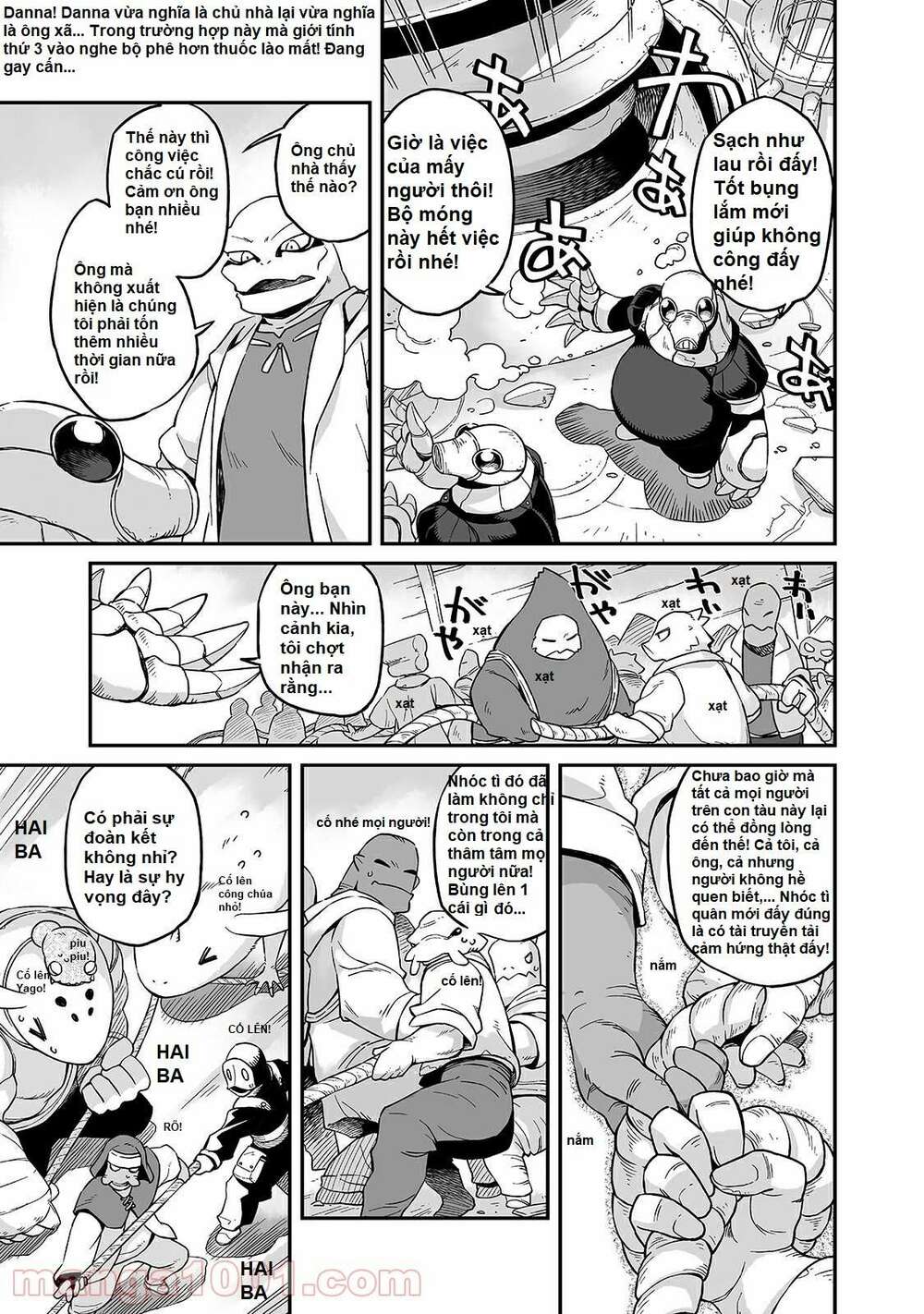 ngay cả khi hậu tận thế, thật hạnh phúc vẫn còn được sống... chapter 17.1 7