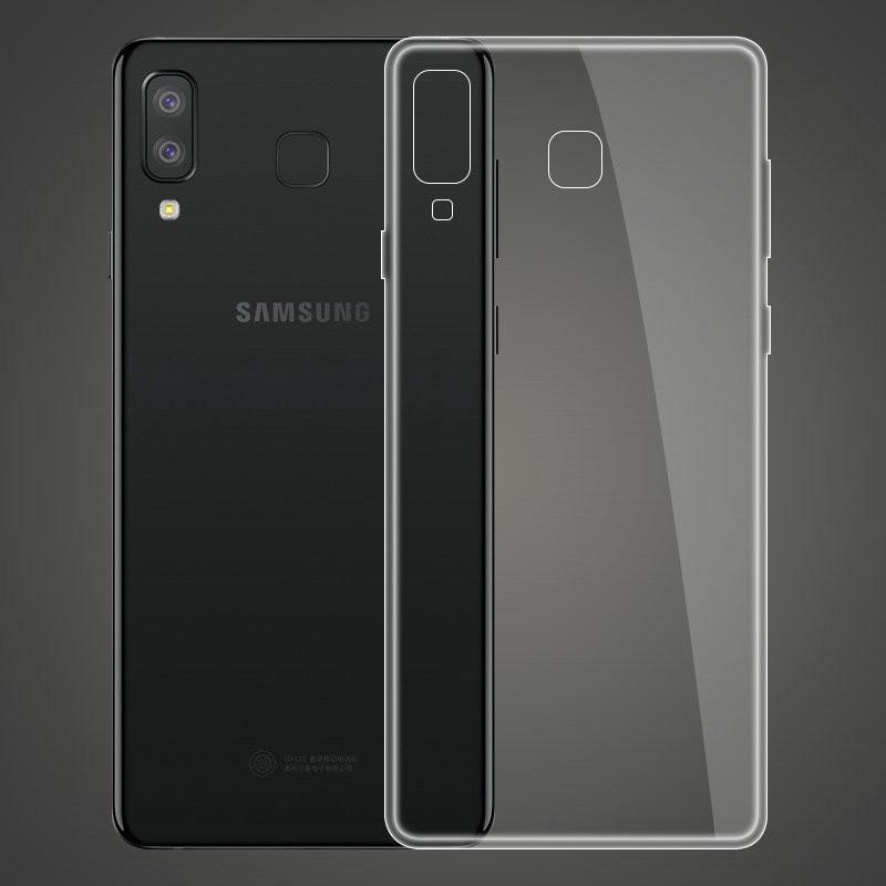 Ốp lưng dẻo trong suốt dành cho samsung A8 Star