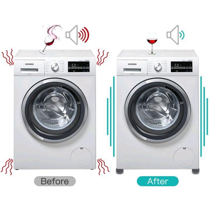 BỘ 4 CHÂN ĐỆM LÓT CAO SU KÊ MÁY GIẶT TỦ LẠNH CHỐNG XÊ DỊCH CHỐNG RUNG CHỐNG ỒN TIỆN LỢI CHẮC CHẮN