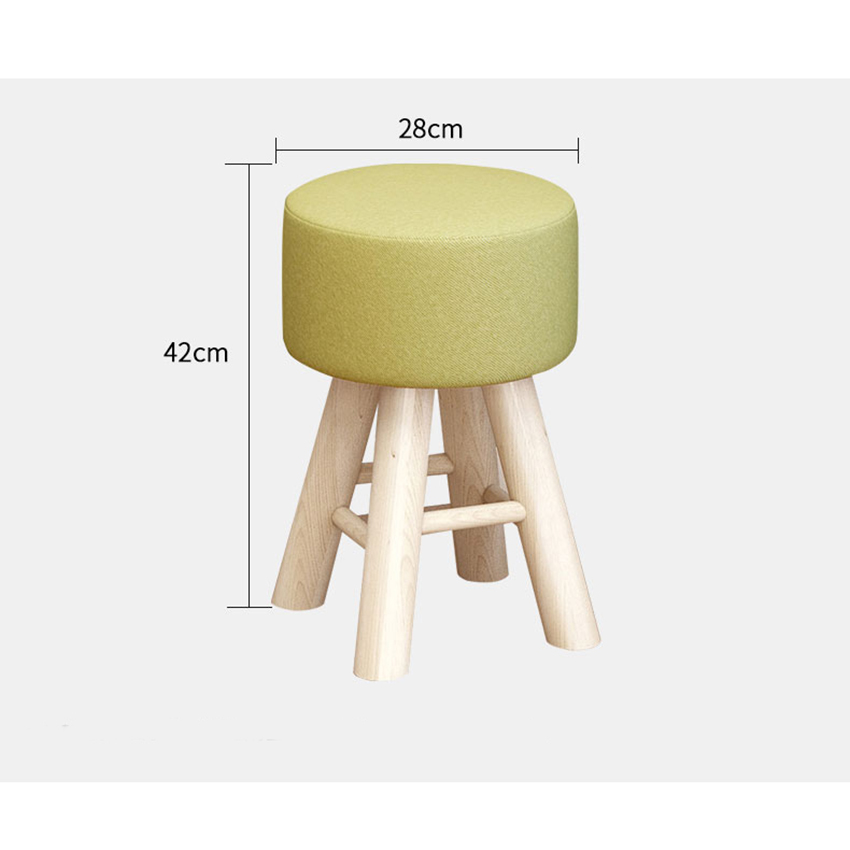 Ghế trang điểm , ghế đôn kích thước 28*28*42 cm (Giao màu ngẫu nhiên)
