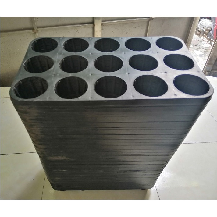 50 KHAY NHỰA CỨNG 15 LỖ TRỒNG RAU ƯƠM MẦM