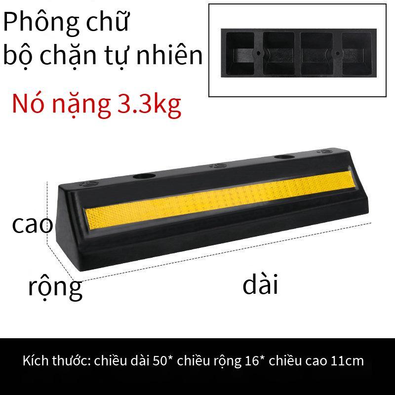 Đảm bảo chất lượng không gian để xe cao su không gian đậu xe cọc đất dày chống va chạm tam giác giữ chỗ khung cọc khung cột xe riêng chiếm nhà để xe