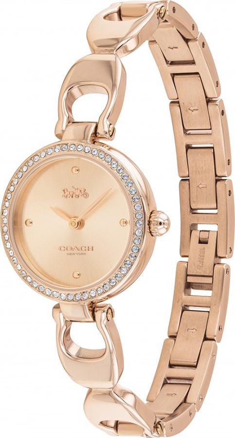 Đồng Hồ Nữ Đính Swarovski Dây PVD Coach 14503172 (26mm) - Vàng Hồng