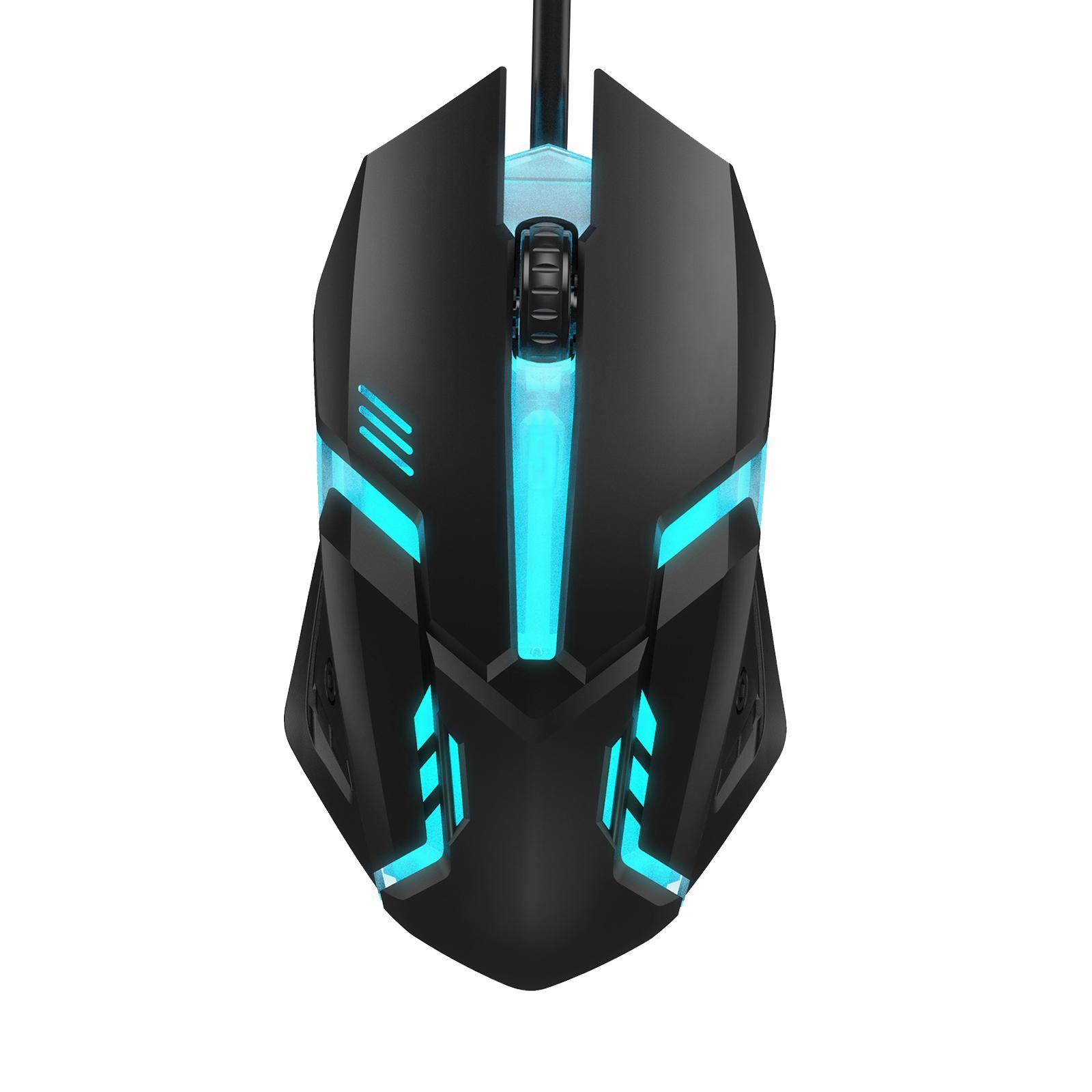 Gaming Mouse Adjustable DPI with Backlights Game for Laptop