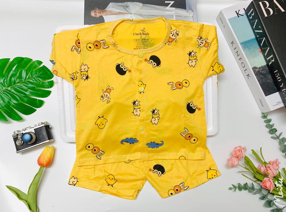 Bộ THUN LẠNH UNCHI CAO CẤP Cho Bé (tặng kèm 1 áo coton cùng size