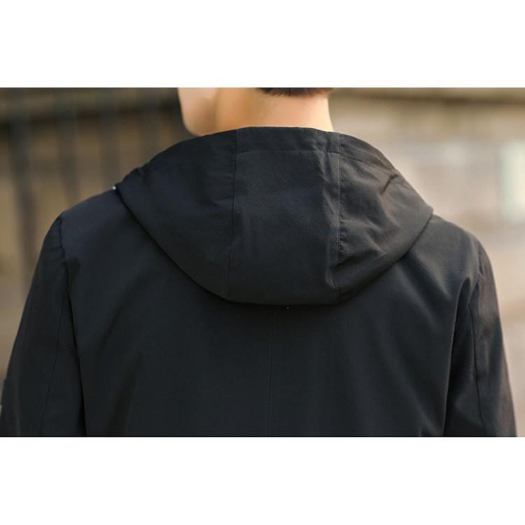 ÁO KHOÁC DÙ NAM 2 LỚP CÓ NÓN