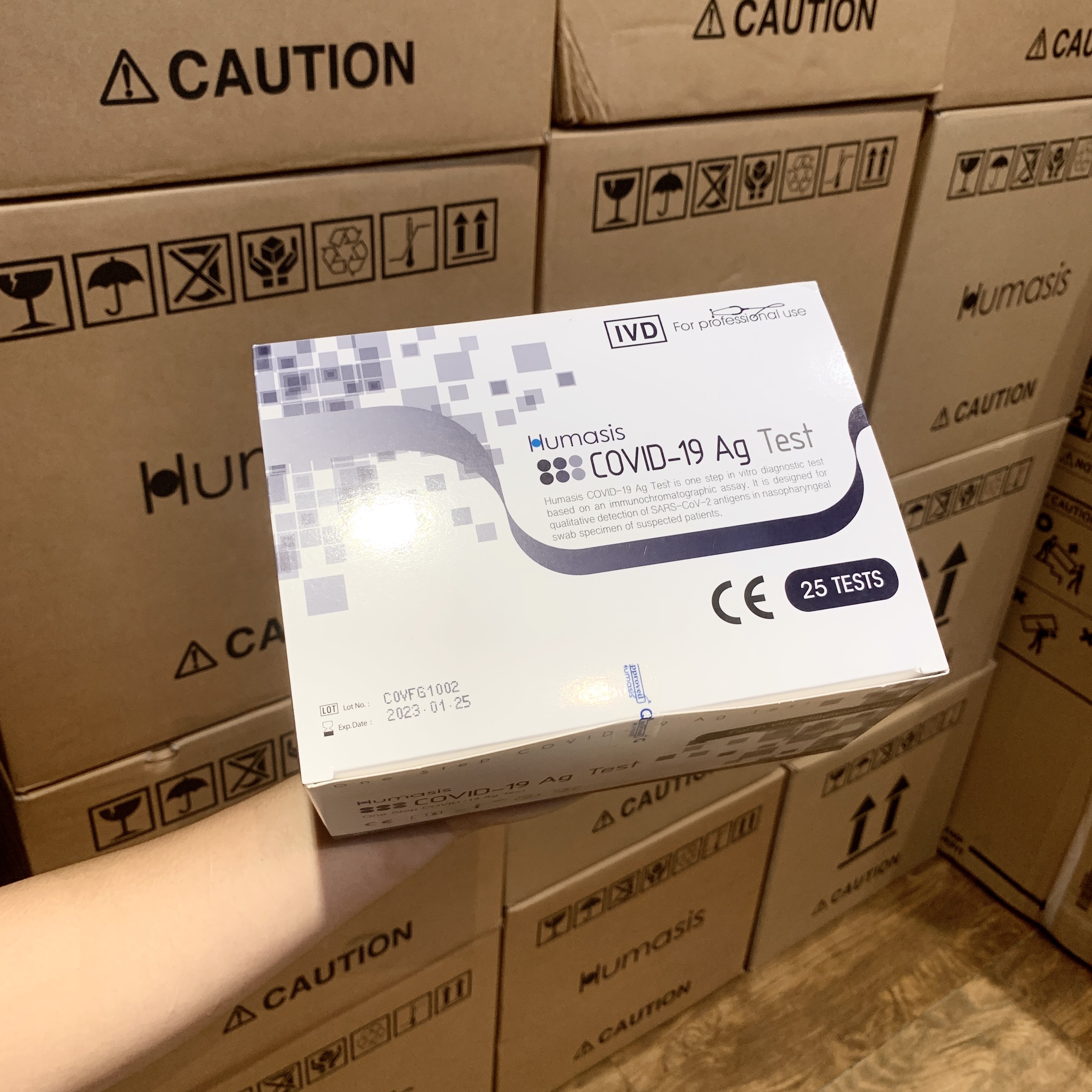 Kit Test Covid 19 Tại Nhà Humasis Hàn Quốc - 1 hộp