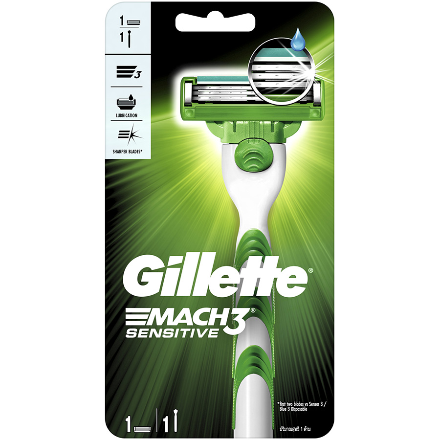 Dao Cạo Râu Gillette Mach3 Sensitive