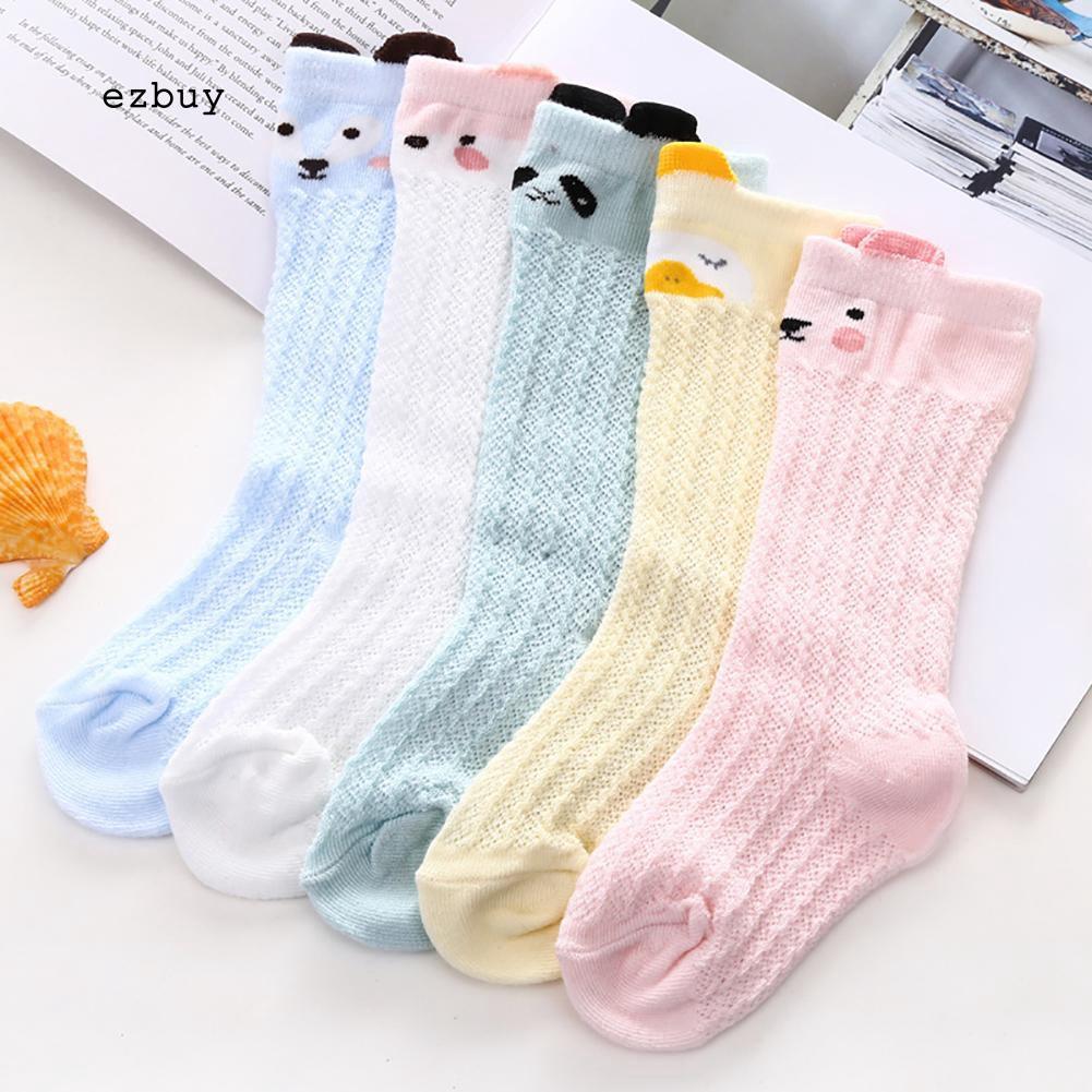 Vớ cotton cổ cao hình động vật dễ thương cho bé