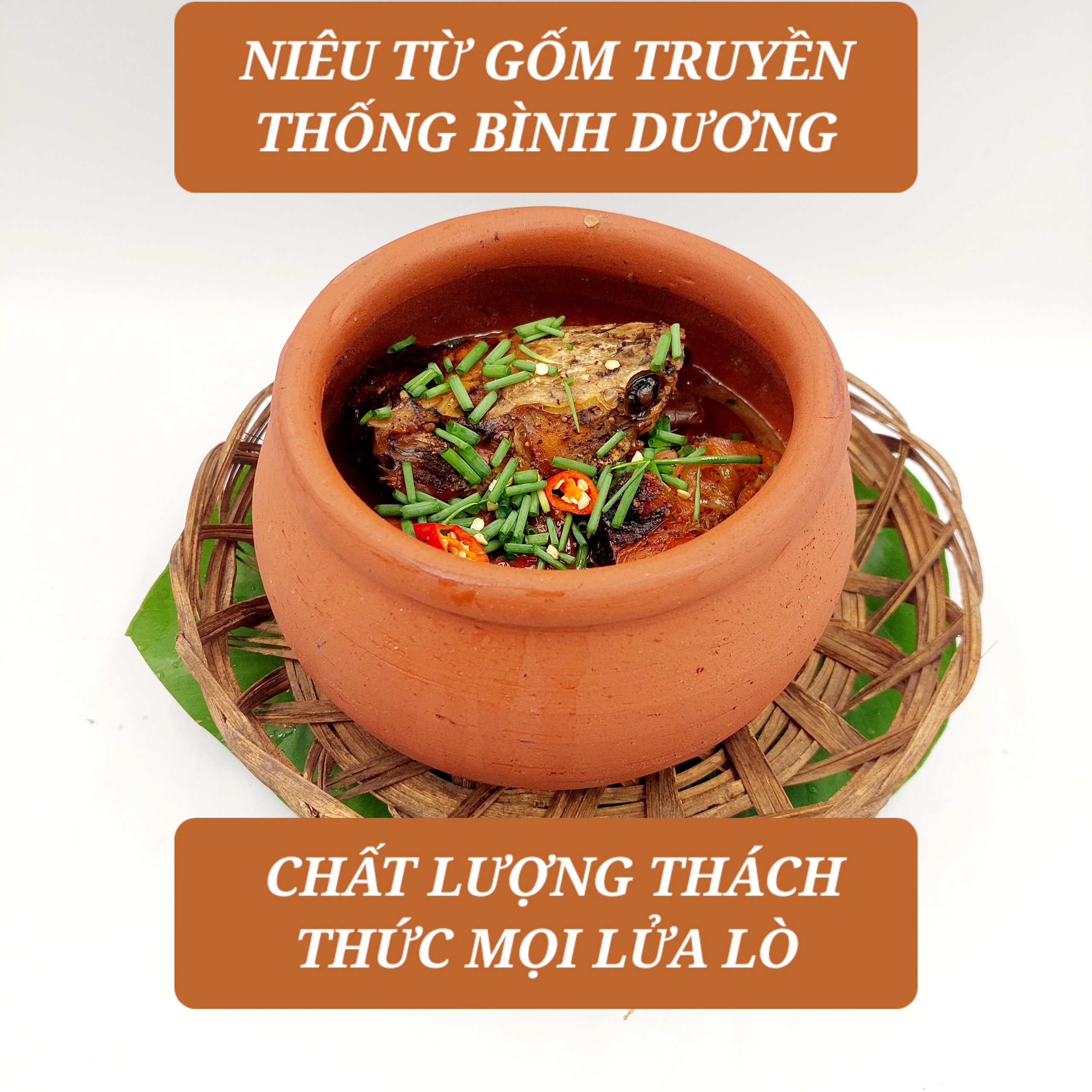 Nồi đất, niêu cơm, niêu đất, cái niêu kích thước 10cm, 11cm, 12cm