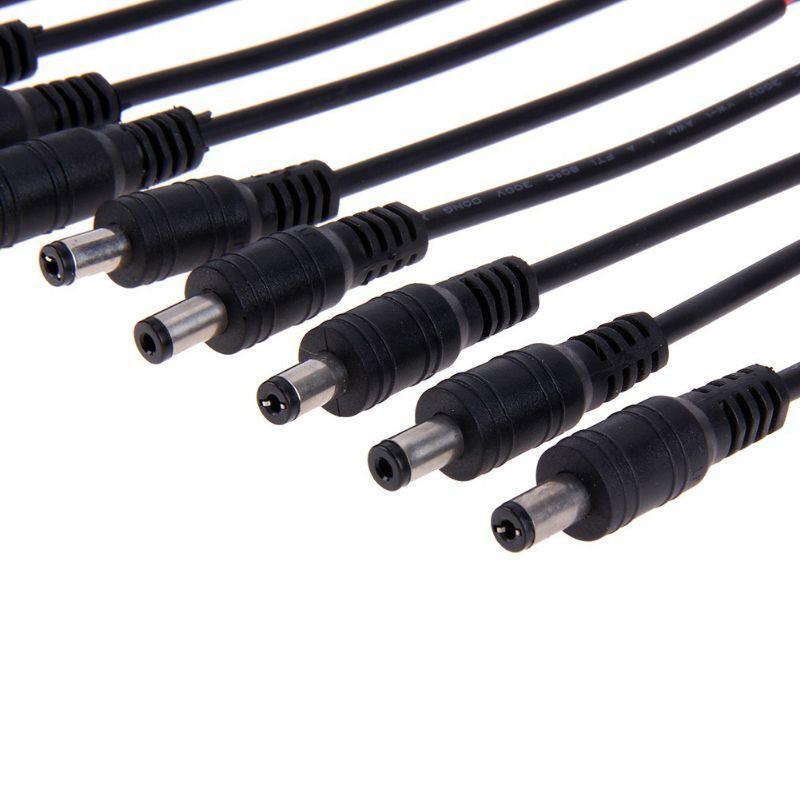 Dây nguồn DC đầu jack Đực, Cái DC 5.5x2.1mm đúc sẵn